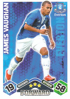 James Vaughan Everton 2009/10 Topps Match Attax #140